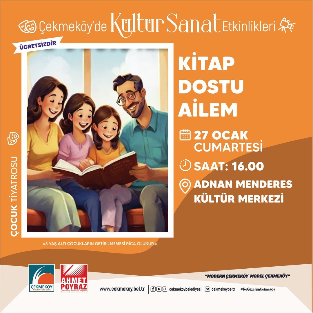 Çekmeköy Belediyesi - Kitap Dostu Ailem